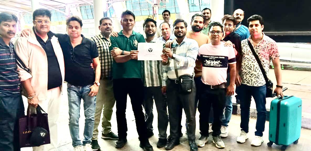 Tropical beach sunset